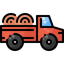 transport,transportation,farming and gardening,farm,pickup car,pickup truck,haystack,hay roll